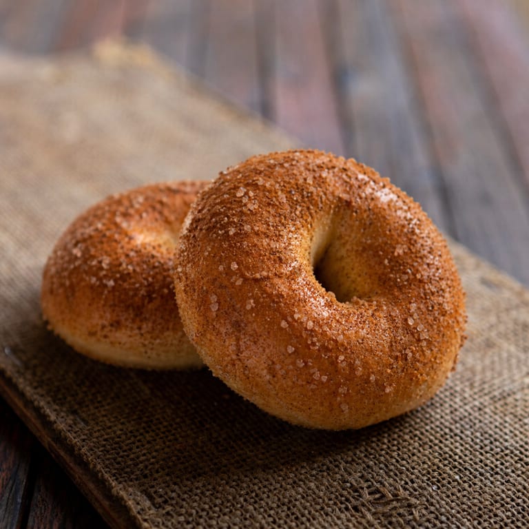 Delicious Cinnamon Bagel Awaits